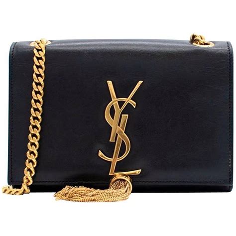 ysl black hardware bag|ysl black bag with tassel.